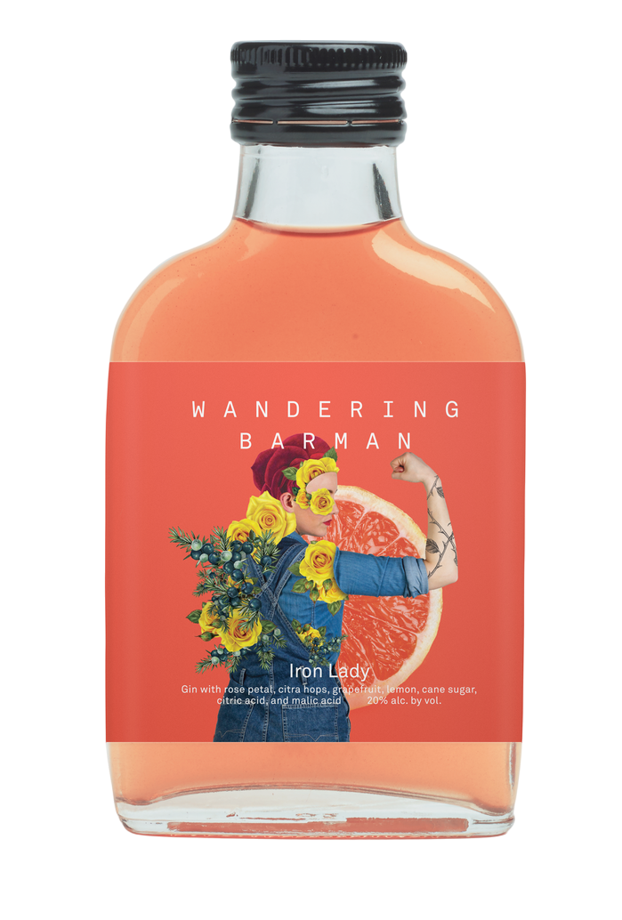 Wandering Barman Iron Lady- Rose & Hops Gin Sling 100 ml