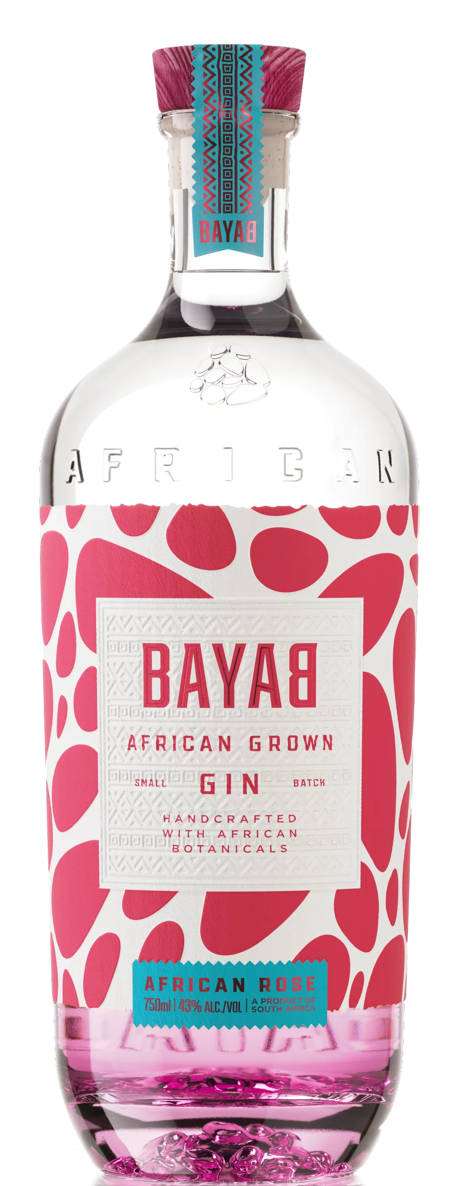 Bayab African Rose Grown Gin 750 ml