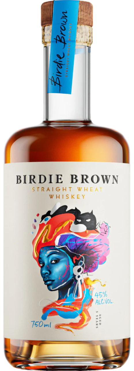 Birdie Brown Straight Wheat Whiskey 3 year 750ml