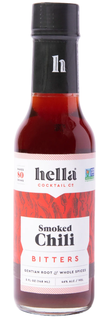 Hella Hella Smoked Chili Cocktail Bitters 5 oz
