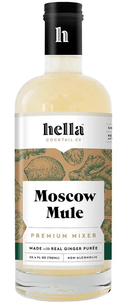 Hella Moscow Mule Cocktail Mix 750 ml