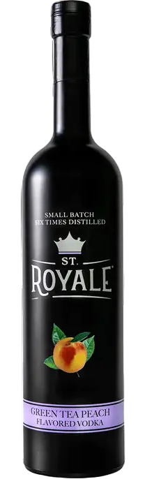 St Royale Vodka Green Tea Peach Flavored Vodka 750 ml