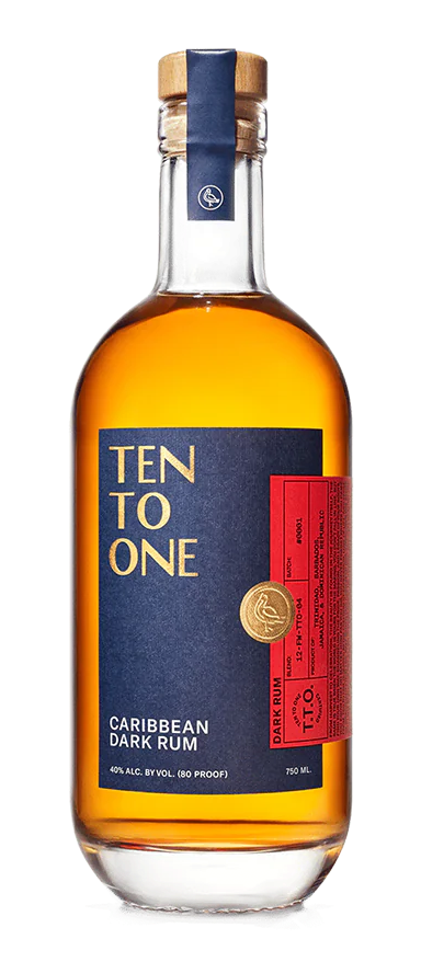 Ten To One Caribbean Dark Rum 750 ml