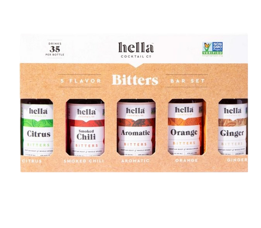 Hella Cocktail Bitters Miniatures Set 5x50ml